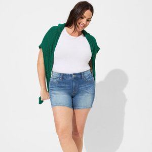 Torrid 5 Inch Vintage Stretch Mid-Rise Short
